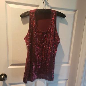 Lot of 5 Sequin Sparkle Tank Tops